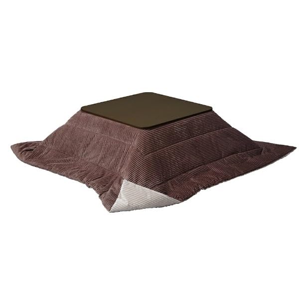 Amazon.co.jp : 正方形 『フラットヒーター折れ脚こたつ 75x75cm+